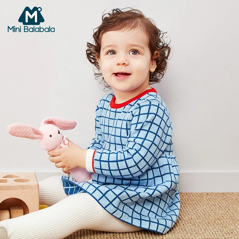 Мини платье balabalaBaby платья для маленьких девочек весна 2019 новое Хлопковое