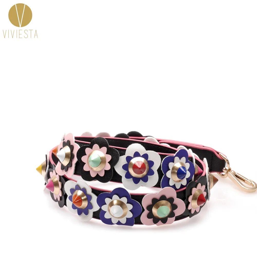 floral bag strap