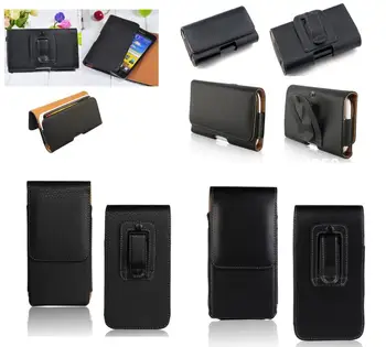 Kulit Model Sabuk Klip Dudukan Case untuk Philips E180/Philips E160/Untuk Philips S301 S308/Xenium e311/X2300/W6500/W832 Tas