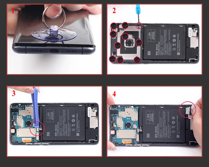 Nohon Battery For For Xiaomi Note 2 BM48 Mi Note2 Bateria Details (05)