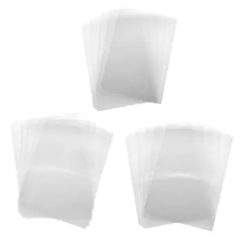 

5 Pcs/Bag Transparent Collection Holder Pages Stock Book Album Storage Box Supply Accessory PVC