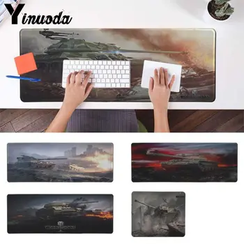 

Yinuoda World Of Tanks Image HD Customized MousePads Computer Laptop Mouse Mat for cs Notebook Mouse pad anime office desk pad