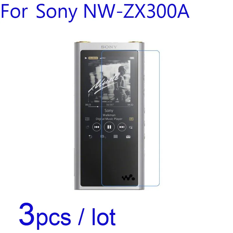 

3pcs For Sony NW-ZX300A MP3 LCD Screen Protectors Soft Clear/Matte/Nano Explosion-Proof Protective Films For Sony NW-A55 A50 A56