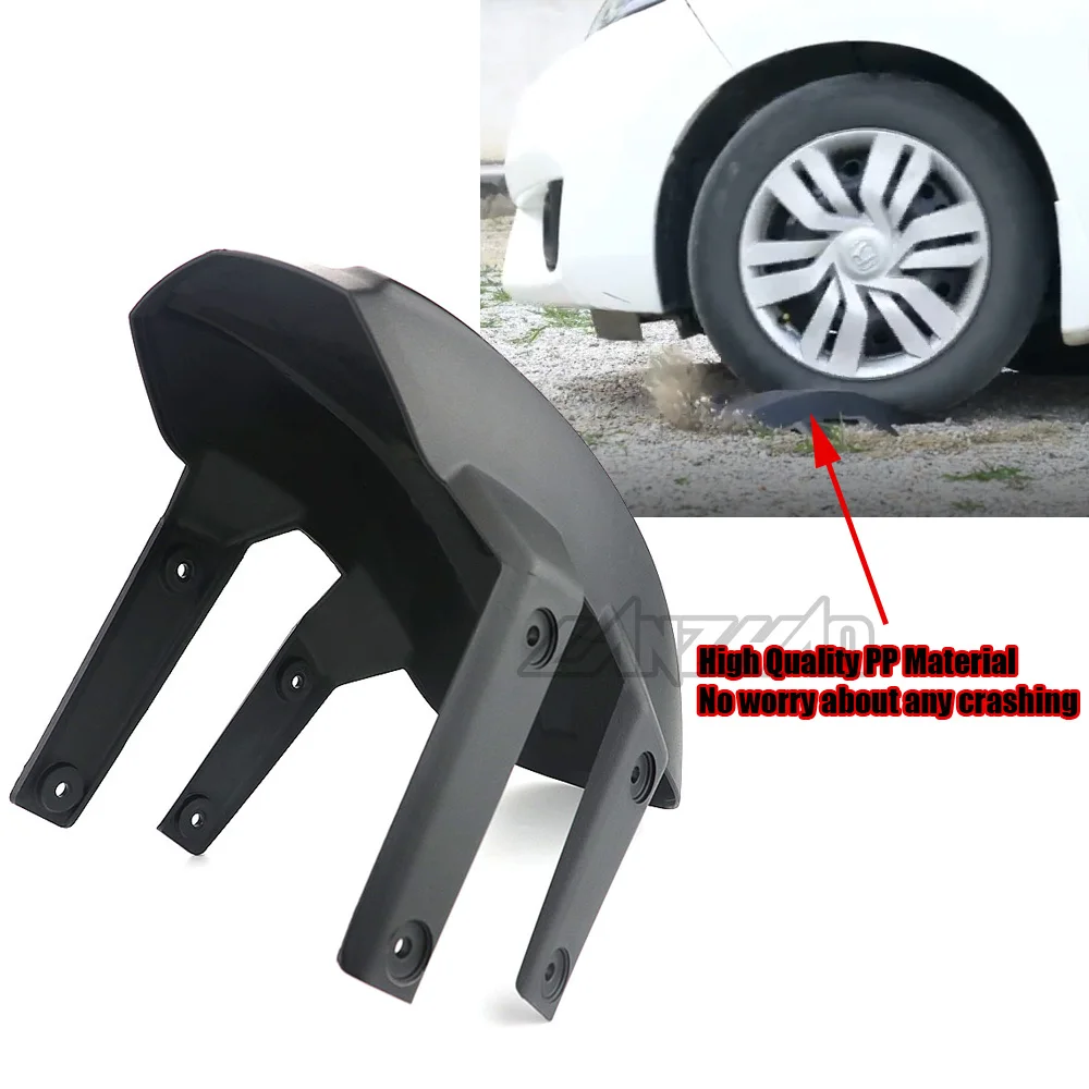 Motorcycle Rear Fender Mudguard Wheel Tire Splash Cover Guard Black Universal for Honda Kawasaki Hyosung Yamaha Suzuki Ducati