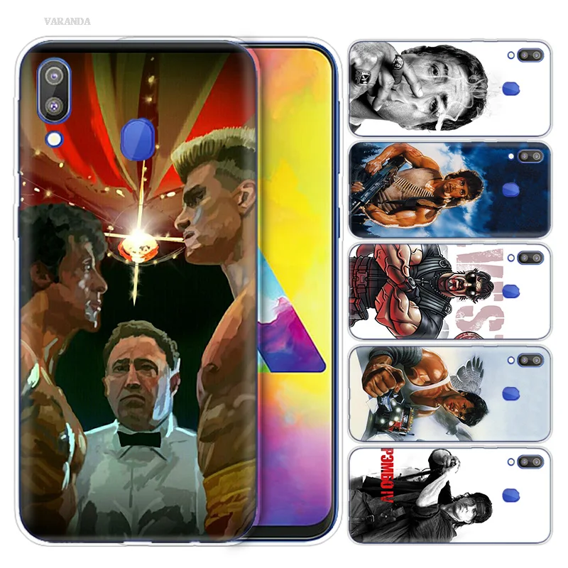 

Phone Case for Samsung Galaxy S10 S10e S10 5G Plus M10 M20 M30 A10 A20 A30 A40 A50 A70 Sylvester Stallone Print Case Coque Capa