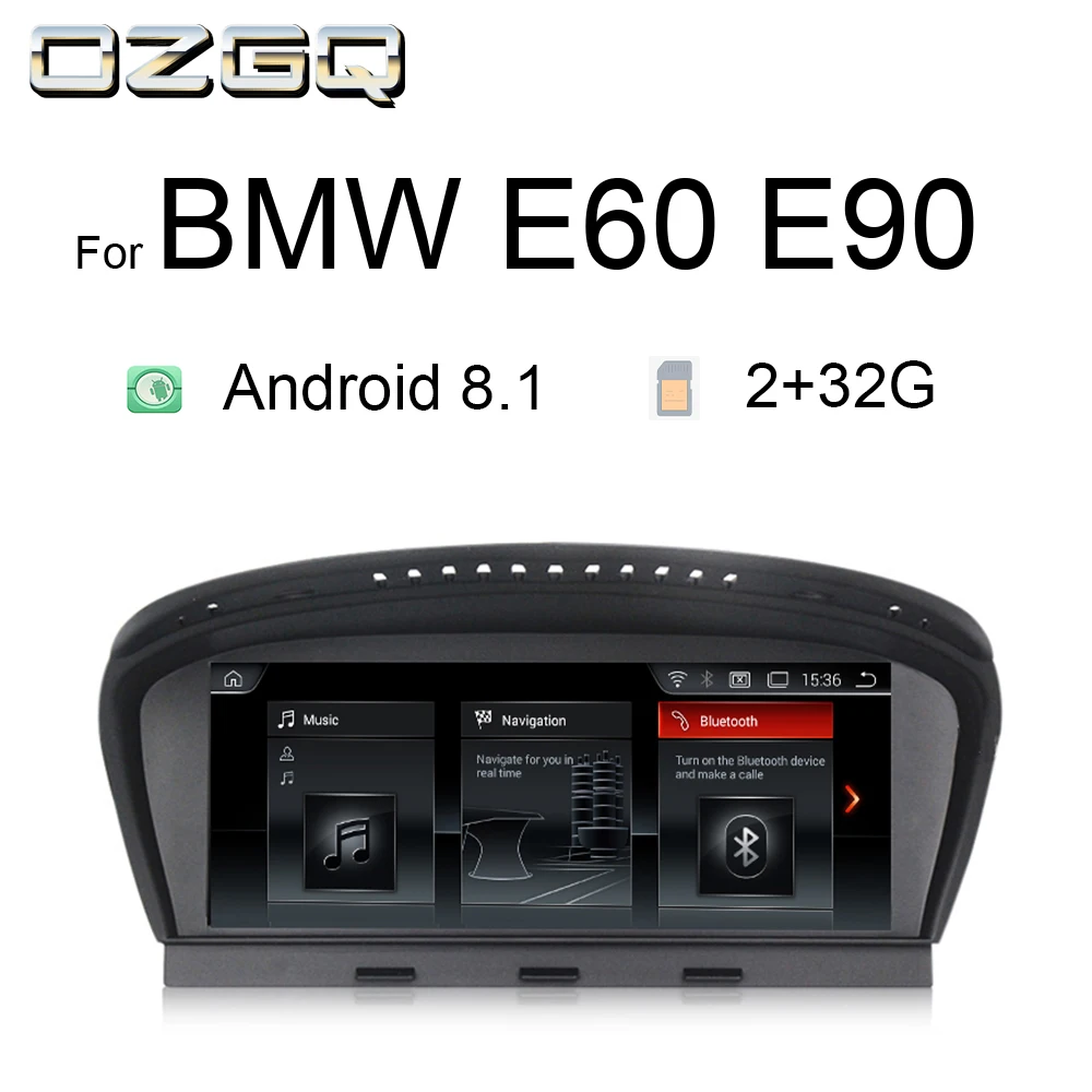 

OZGQ 8.8 Inch Android 8.1 Car Multimedia Player GPS Navigator Stereo Autoradio For 2006-2010 BMW E60 E90 With Mirror Link Wifi