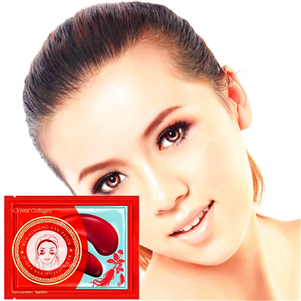 

Fresh Ginseng Essence Eye Mask Anti Aging/Dark circles Plant Moisturizing Essence Eye Patch 2Pcs/Pack