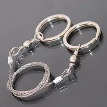 Portable Practical Emergency Survival Gear Steel Wire Saw Outdoor Camping Hiking Manual Hand Steel Rope Chain Saw Travel Tool practical emergency hand chain saw survival gear manual stainless steel wire saw ring travel outdoor camping hiking tool