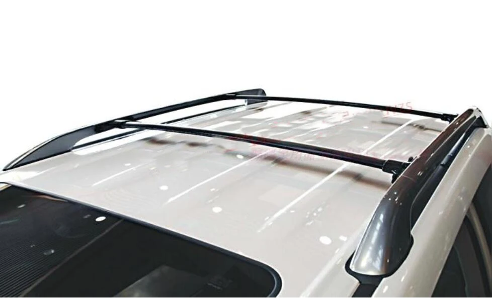 رف سقف السيارة عبر لكزس lx570 2004-2015 جودة عالية جديد سبائك الألومنيوم الأمتعة رفوف