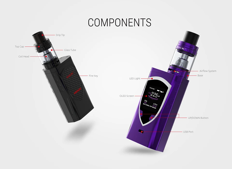 SMOK ProColor 225W Vape Kit Vaporizer