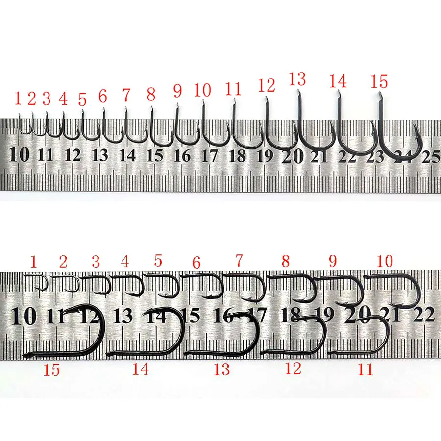 50 шт.~ 100 шт. черный Iseama рыболовный крючок из высокоуглеродистой стали с размером 1#-15# рыболовные крючки