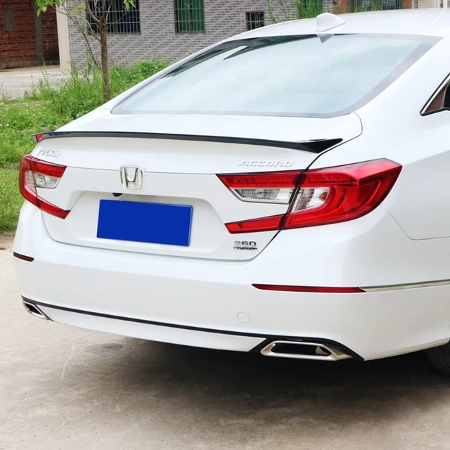 For Honda Accord Spoiler 2018 10th Car Tail Wing Decoration High For Honda Accord Spoiler 2018 10th Car Tail Wing Decoration High Quality Abs Plastic Unpainted Primer Rear Trunk