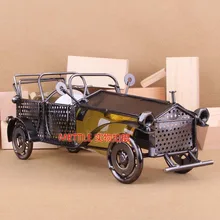 METTLE 8759 винтажный автомобиль стиль Винный Стеллаж Ретро украшение поле изделие из кованого железа, украшения. Подарки, украшения для дома