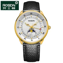 ROSDN Watches Men Luxury Top Brand New Fashion Men’s Big Dial Designer Quartz Watch Male Wristwatch relogio masculino relojes