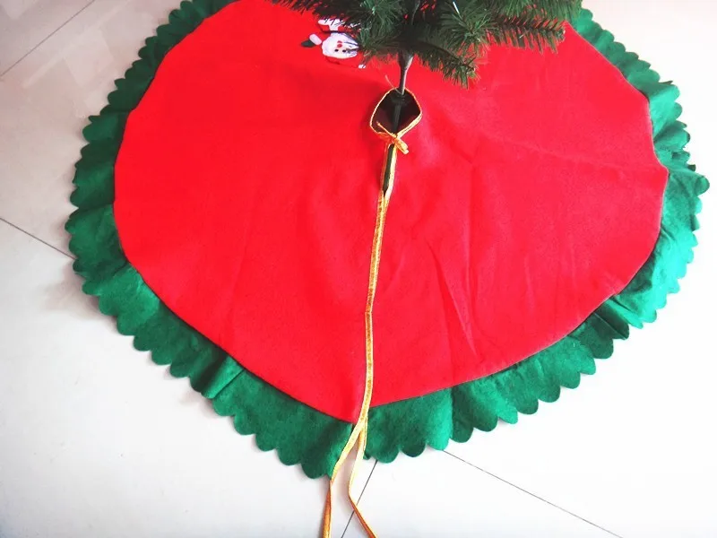 Новогоднее Рождественское украшение, 90 см, юбка с елкой, украшенная рождественской елкой, юбка с корнем дерева, не тканая наклейка, ткань#03