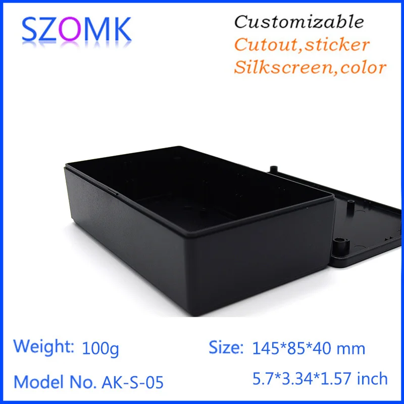 plastic enclosure for electronics control box szomk diy enclosure junction box plastic housing small abs instrument enclosure distribution box black plastic box enclosure electronics case   (3).jpg