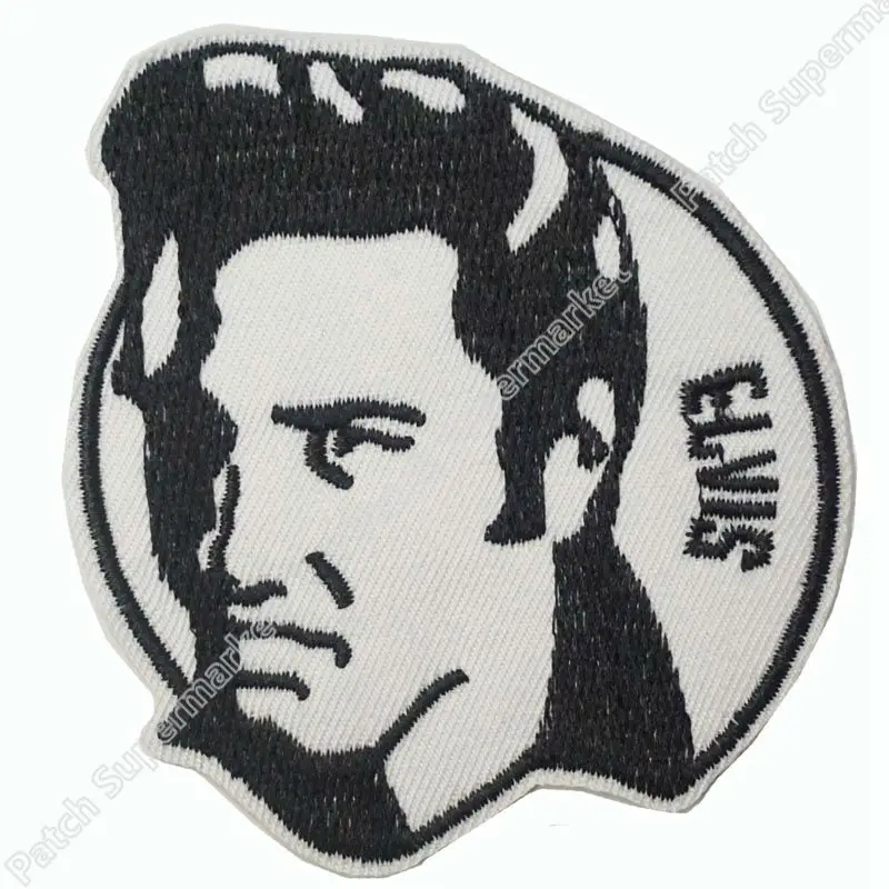 Elvis Presley Music Band Iron On/Sew On Patch Tshirt TRANSFER MOTIF
