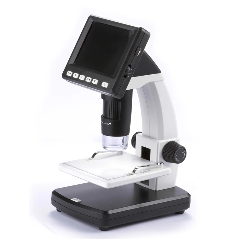 

3.5-inch screen HD LCD Digital Microscope Desktop screen With USB / AV Multi 500X electron microscope