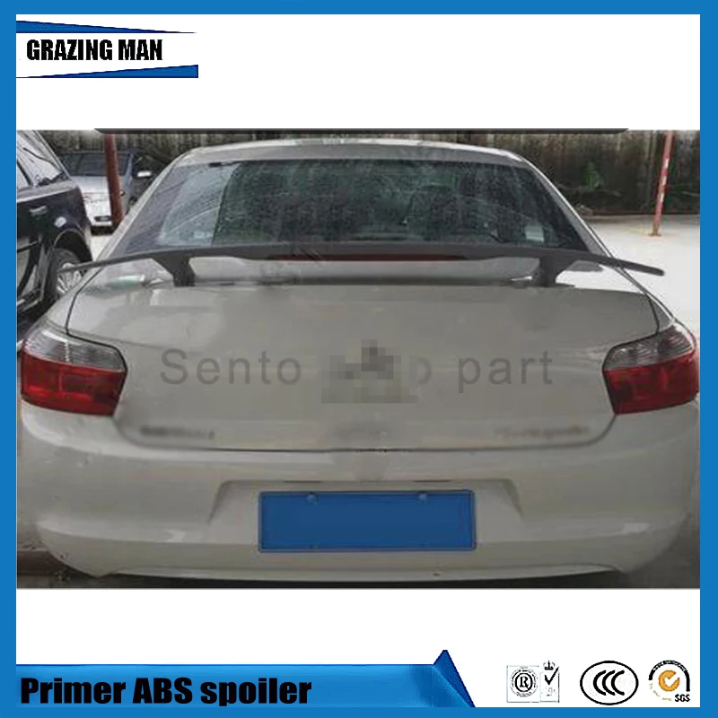 

1 Piece ABS Primer Color Rear Spoiler For Elysee Spoiler With Light