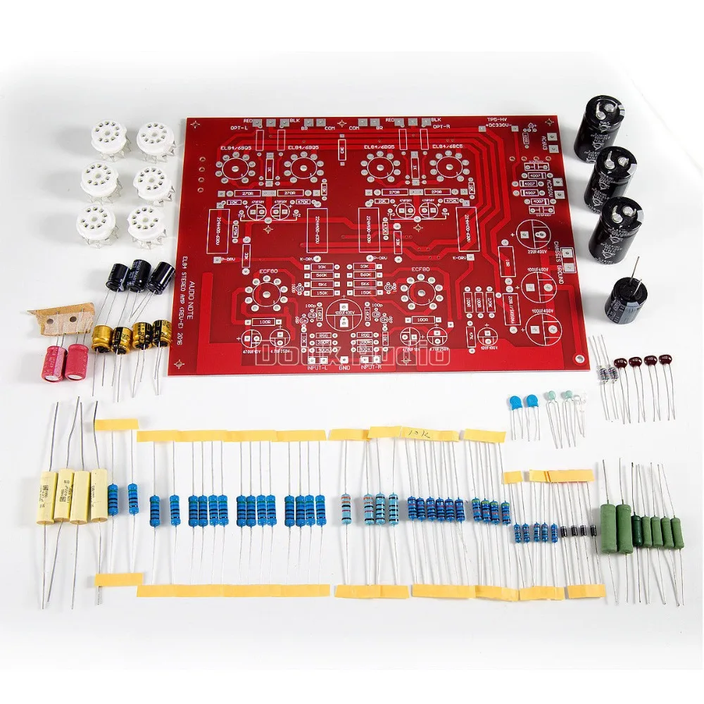 Nobsound Hi-End стерео Push-Pull EL84 вакуумный ламповый усилитель PCB DIY Kit Ref аудио Примечание ПП плата