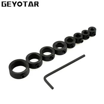 

Woodworking Drill Bit 8Pcs Depth Stop Collars Ring Home Convenient Positioner Drill Locator Wood Carving PowerTools Accessories