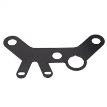 Универсальный мотоцикл черный металл поворотники вилка крепежные скобы держатель лампы кронштейн манометра