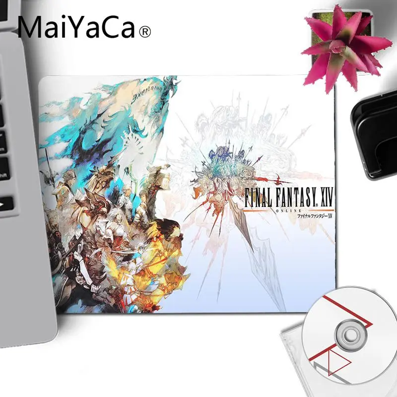 MaiYaCa Final Fantasy XIV XIII XII компьютерные игровые коврики для мыши,,, игровой коврик для мыши, коврик для геймера, Настольный коврик - Цвет: No Lock Edge18x22cm