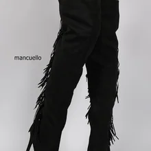 Женские сапоги до колена с бахромой; черные замшевые сапоги до колена на шпильке; шикарные высокие сапоги с открытым носком на молнии сбоку; дизайн