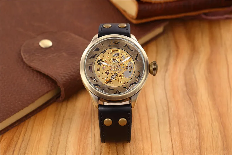 SKELETON MECHANICAL WATCH MEN-4