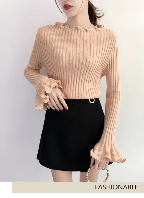 Wysokiej jakości jesień zima sweter kobiety swetry moda damska solidna Ruffles pełna Flare rękawem swetry z długim rękawem dla kobiet 2018 tanie tanio Komputery dzianiny O-Neck Stałe Pani urząd BH8116 Wiskoza Nylon viscose nylon Standardowych Brak Regularne DAIZHIYUE Wysokiej jakości jesień zima sweter kobiety swetry moda damska solidna Ruffles pełna Flare rękawem swetry z długim rękawem dla kobiet 2018 tanie tanio Komputery dzianiny O-Neck Stałe Pani urząd BH8116 Wiskoza Nylon viscose nylon Standardowych Brak Regularne DAIZHIYUE