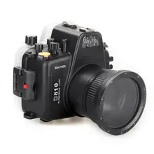 Meikon 60m/195ft Waterproof Underwater Camera Housing Case Diving Equipment for Nikon D810