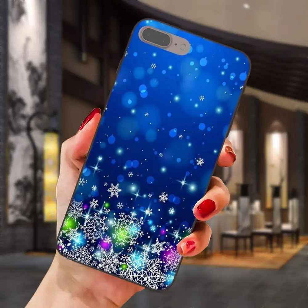 Рождество снежинка олень новый год для Huawei Y3 Y5 II Y6 Y7 Y9 nova 2 Plus 2S 3i 4 4e Lite Prime 2017 2018