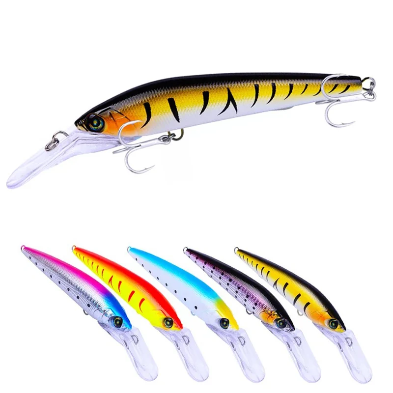 

1pcs Big Minnow 18cm / 41g Fishing Lures Crankbait Iscas Artificiais Para Pesca Sea Wobbler Swim Bait Tackle