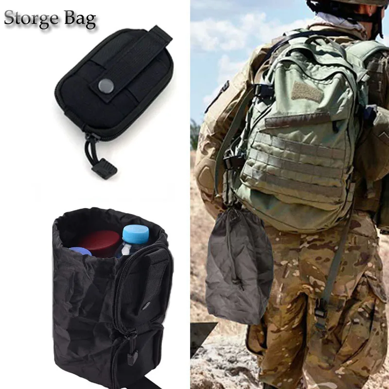 

EDC Outdoor tool bushcraft tactical molle pouch military army Backpack waist bag Pocket fishing climb Hunt hike Camp equipment