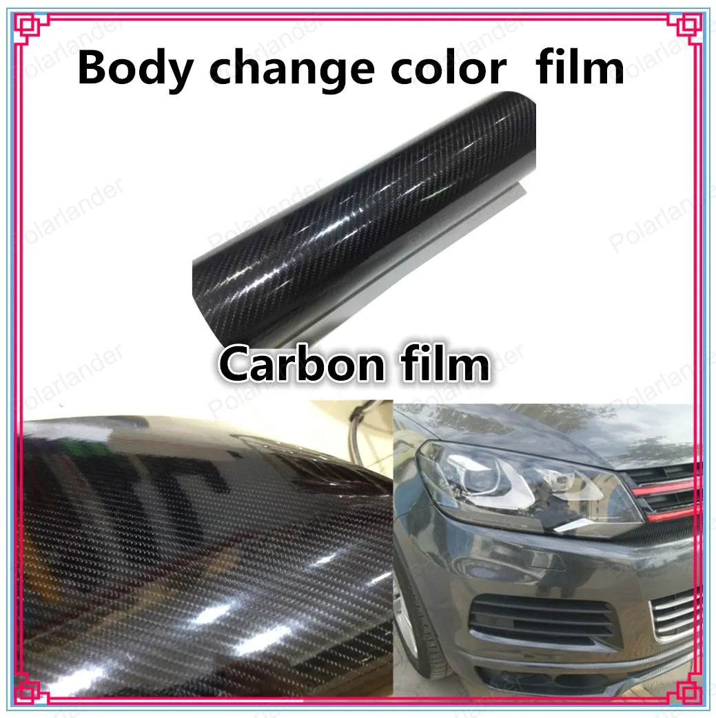 

Best price 152*20cm Car Styling Carbon Fiber Vinyl Film Car Sticker Waterproof DIY Color Wrap