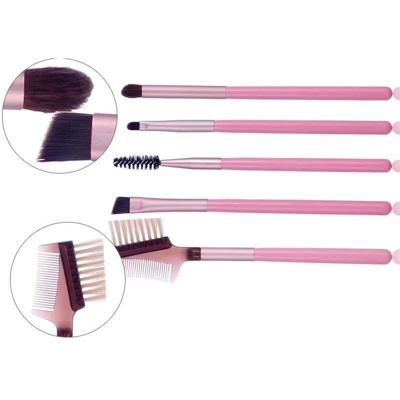 10pcs Wood makeup Brushes Set Makeup Brushes Set Pinceis De Maquiagen (8)