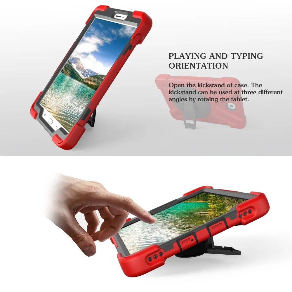 

Tablet Case for Samsung Tab S2 T710 Tablet Protective Cover with 360 Degree Rotatable Kickstand Bags forTab S2 T710 8.0 inch
