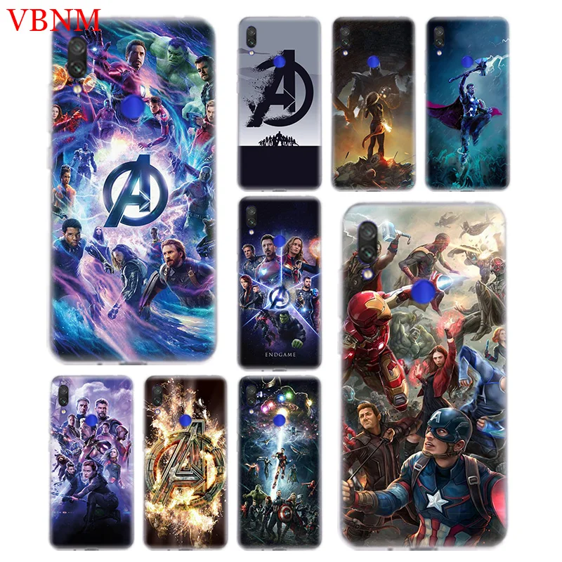 

Art Patterned Customized Phone Back For Xiaomi Redmi Note 4 4X 5 5A 6 7 Pro For Redme S2 GO Cases Avengers Hero Infinite Gloves