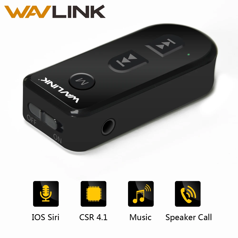 

Wireless Bluetooth audio Receiver 3.5mm Jack Bluetooth 4.1 Audio Music Receiver Adapter Car Aux A2DP Kits for Speaker Headphone