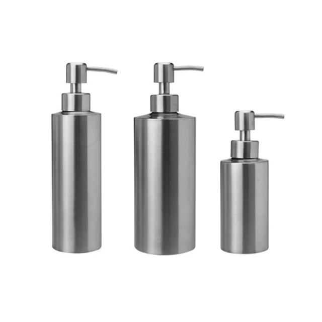 550ml Bathroom Kitchen Hand Soap Dispensers Spray Liquid 550ml Bathroom Kitchen Hand Soap Dispensers Spray Liquid 304 Stainless Steel Bottle Sink