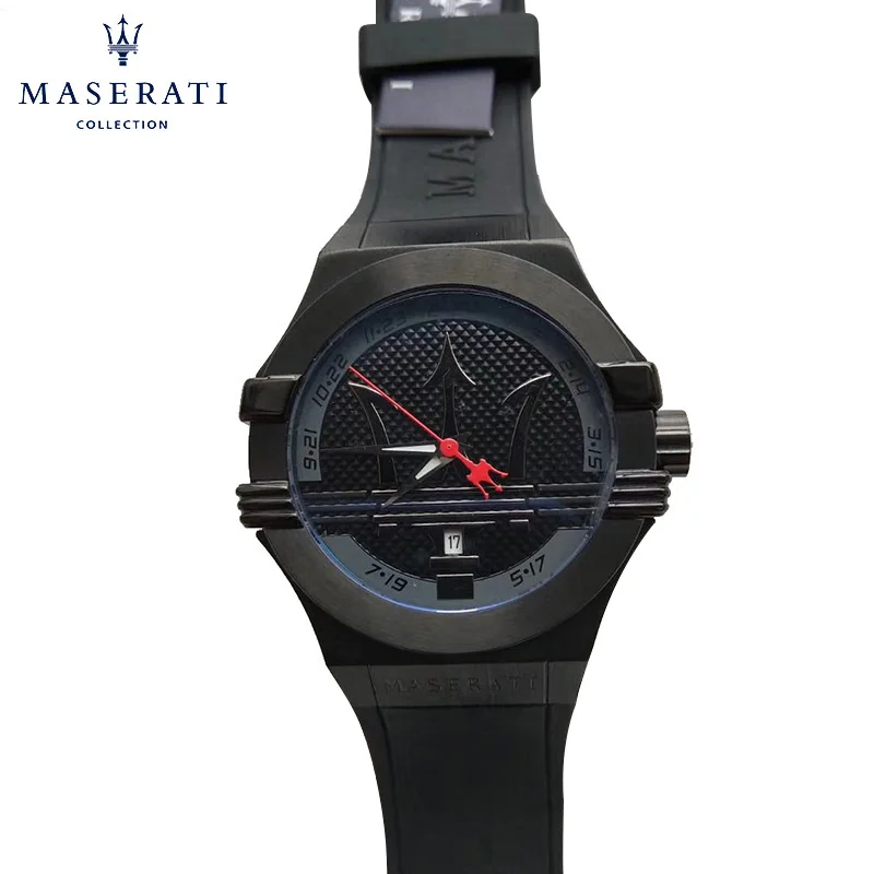 

Maserati 2018 New Watches Casual Waterproof Round Quartz Wristwatches Resin Buckle Wristwatches High Quality R8853123008