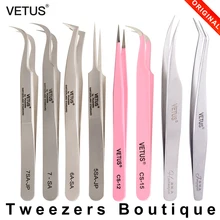 Eyelash Tweezers Makeup 3d-Volume VETUS Professional Excellent-Closure