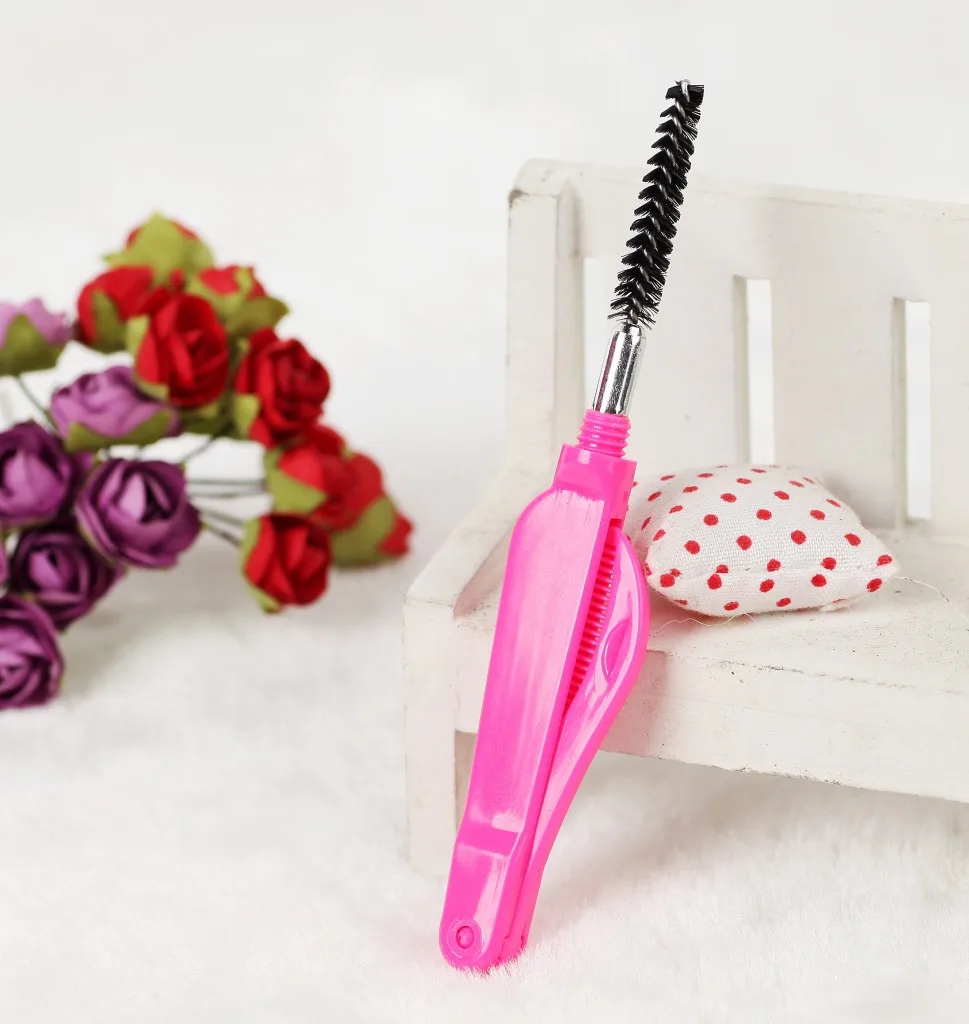 

50pcs Eyelash make-up brush synthetic Eyelash Brush Mascara Applicator Wand Beauty makeup tools eyelash brush and eyebrow comb