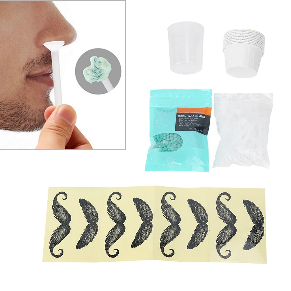 Удаление волос из носа восковые наборы носовые волосы для бровей безболезненный эффективный Сейф быстрое устройство