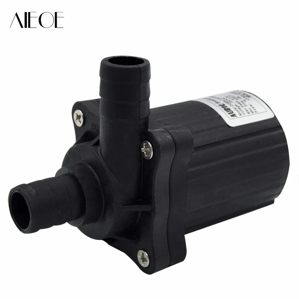 

AIEOE DC 12V 1.2A 14.4W 10.7L/min Brushless Magnetic Drive Centrifugal Submersible Oil Water Pump for CY-JBG Fish tanks Sewage