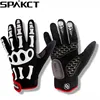 SPAKCT Cycling Gloves Full Finger Skull  Gel Pads Bike Bicycle Gloves Motorcycle Sports Downhill Racing Long Gloves  Unisex 3