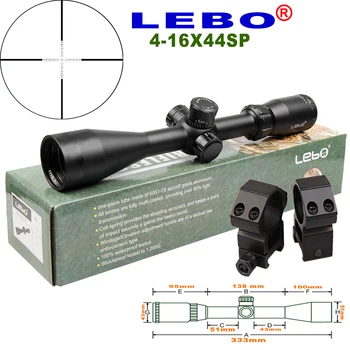 

LEBO 4-16X44SP P4 Optical Sight Side adjustment button second plane air gun scope fit airgun air soft sniper air sniper