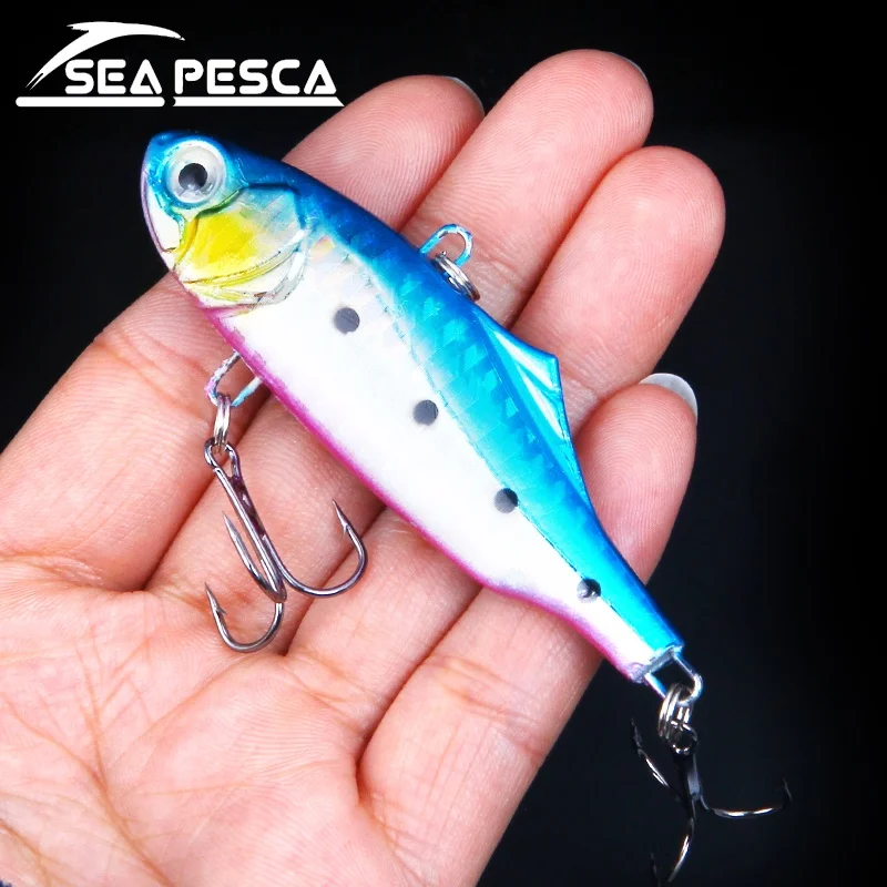SEAPESCA зимняя рыболовная приманка 75 мм 23 3 г VIB жесткая с свинцом внутри Minnow Pesca Isca