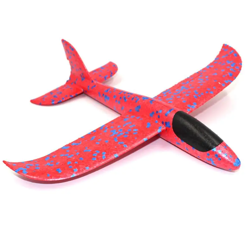 Offre spéciale 1 pièces EPP mousse main jeter avion en plein air lancement planeur avion enfants cadeau jouet 34.5*32*7.8cm intéressant jouets couleur aléatoire