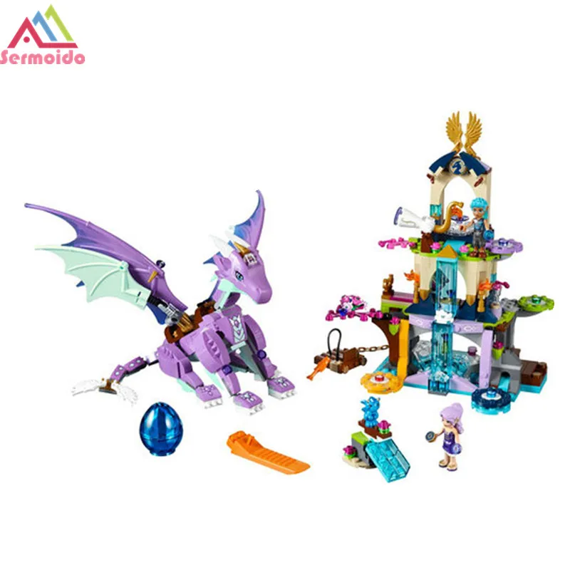 

591pcs Elf The Dragon Sanctuary 10549 Model Building Blocks Children Fairy sets Princess Toys Bricks Compatible With Lego Elves